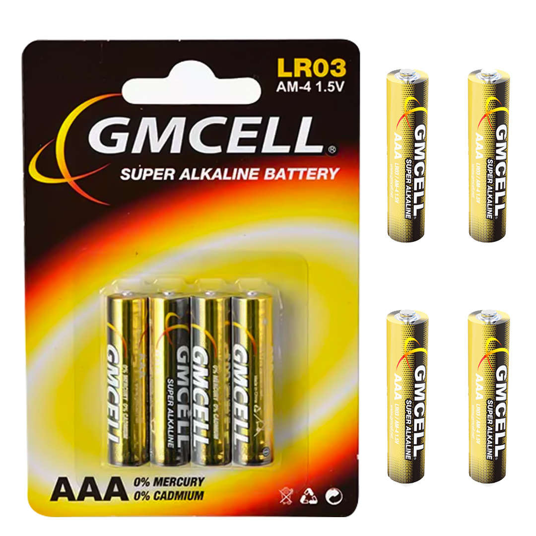 Baterie alkaliczna AAA zestaw 4 sztuk 1,5 V LR03